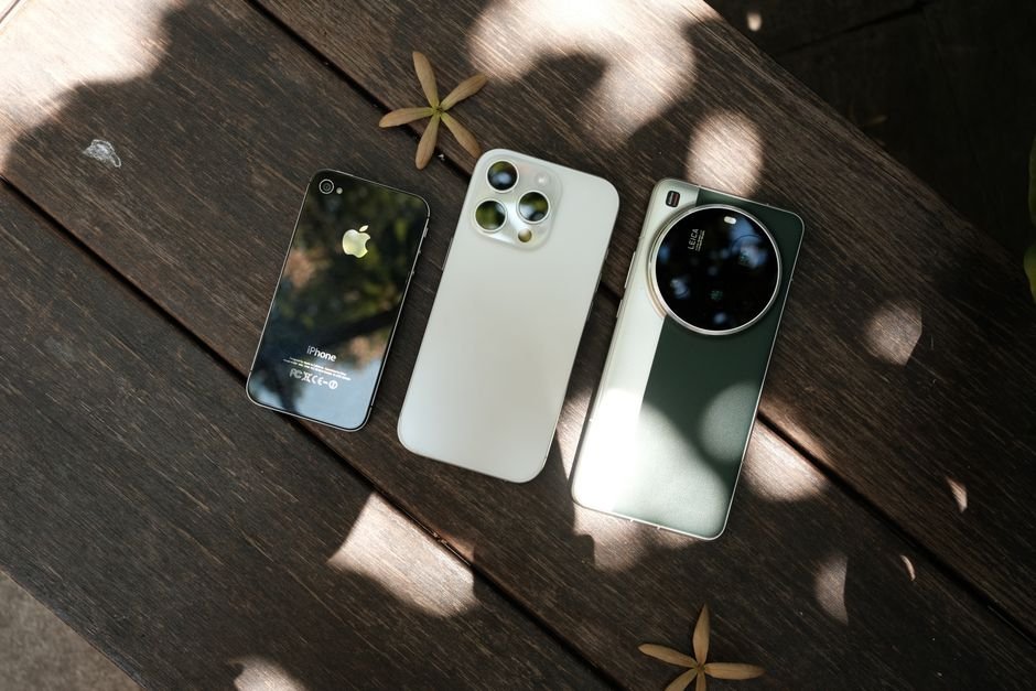 phone on table